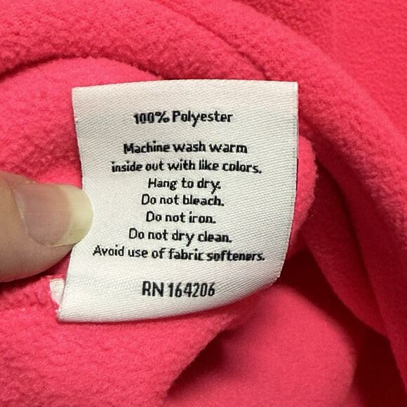 Dudley Stephens Brighton Boatneck Fleece Sweater Hot Pink Pull Over Size L - Picture 9 of 10